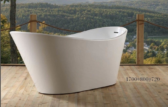 Ankern-Zylinder-freie stehende Badewannen-kleines Badezimmer, Luxusmassage-Badewanne